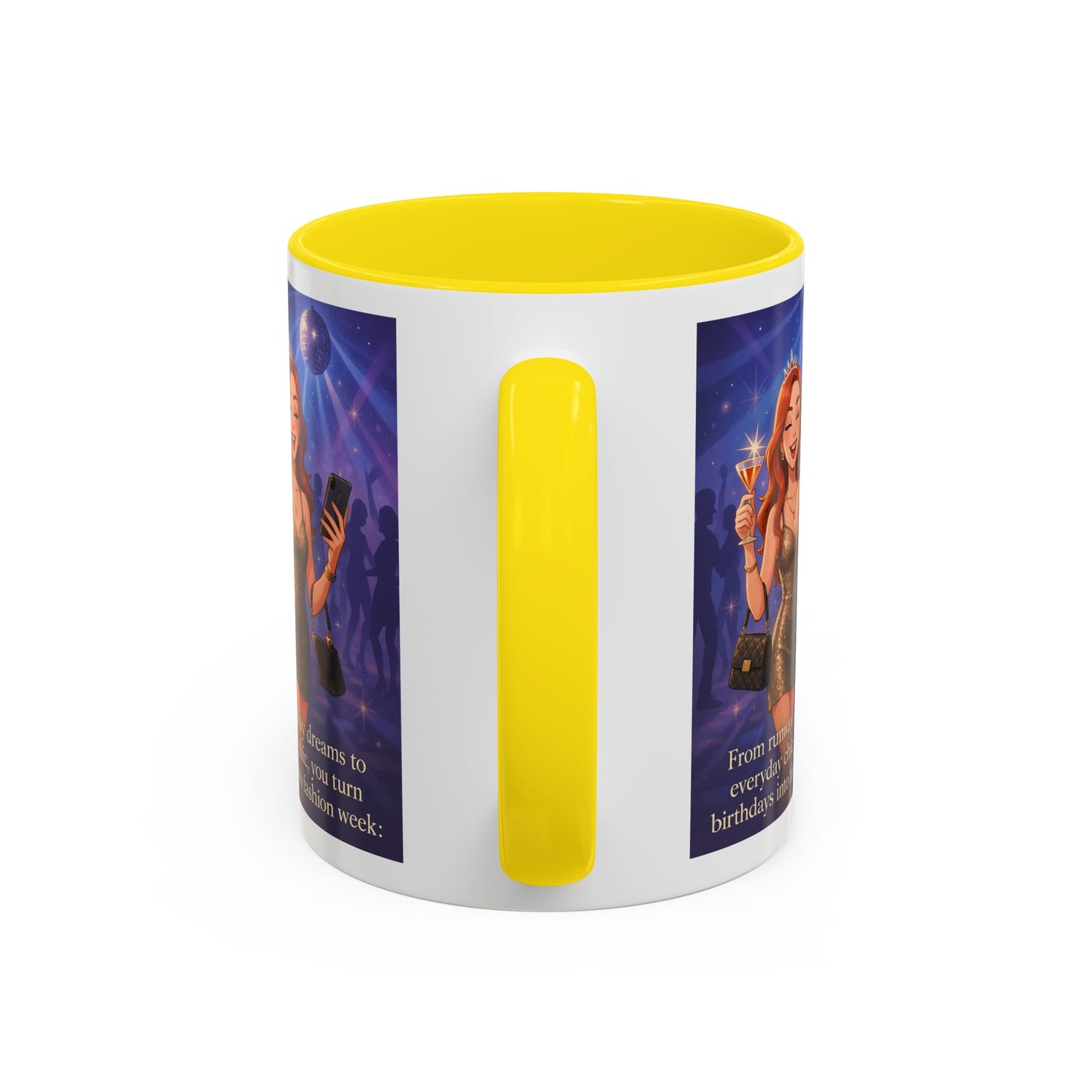 Chic Birthday Celebration Coffee Mug - Turn Birthdays into Fashion Week!