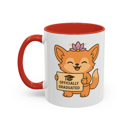 Graduation Celebration Coffee Mug - Officially Graduated Design