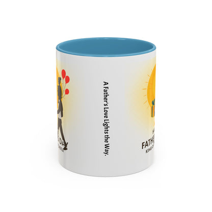 Father's Day Accent Coffee Mug - King of the Castle Design