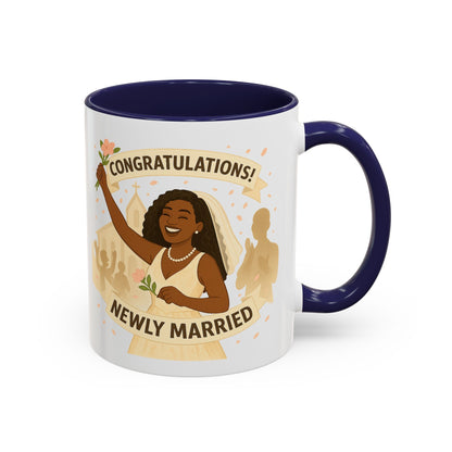 Newly Married Congratulations Coffee Mug - Celebrate Love & New Beginnings