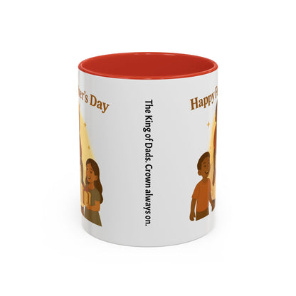 Happy Father's Day Coffee Mug - Celebrate Dad with Joyful Family Design