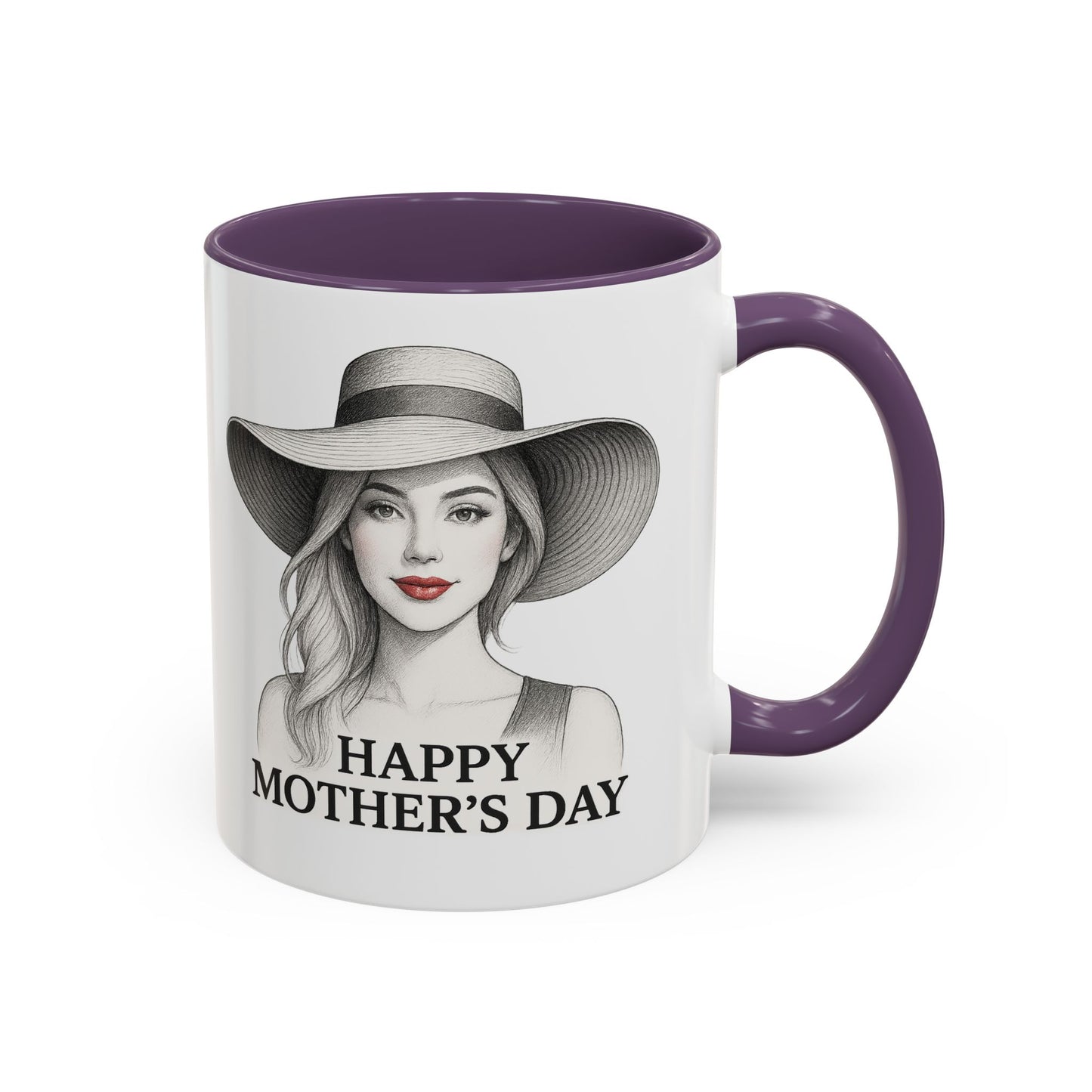 Happy Mother's Day Accent Coffee Mug - Stylish Gift for Moms