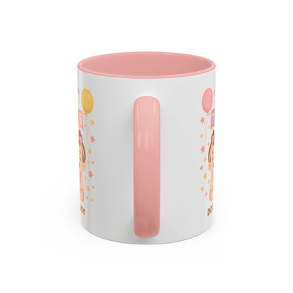 Twin Celebration Coffee Mug, Cute Twins Mug for Parents, Baby Shower Gift, Personalized Coffee Cup, Double the Joy Mug