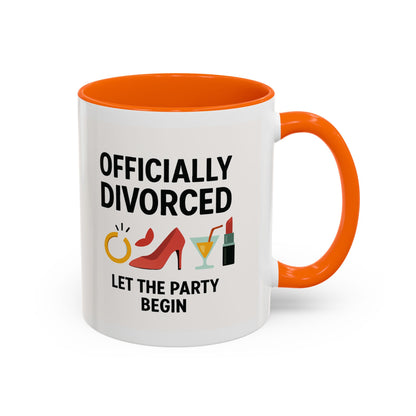 Officially Divorced Coffee Mug - Celebrate Freedom, Divorce Party Mug, Gift for Her, Sassy Humor, New Beginnings