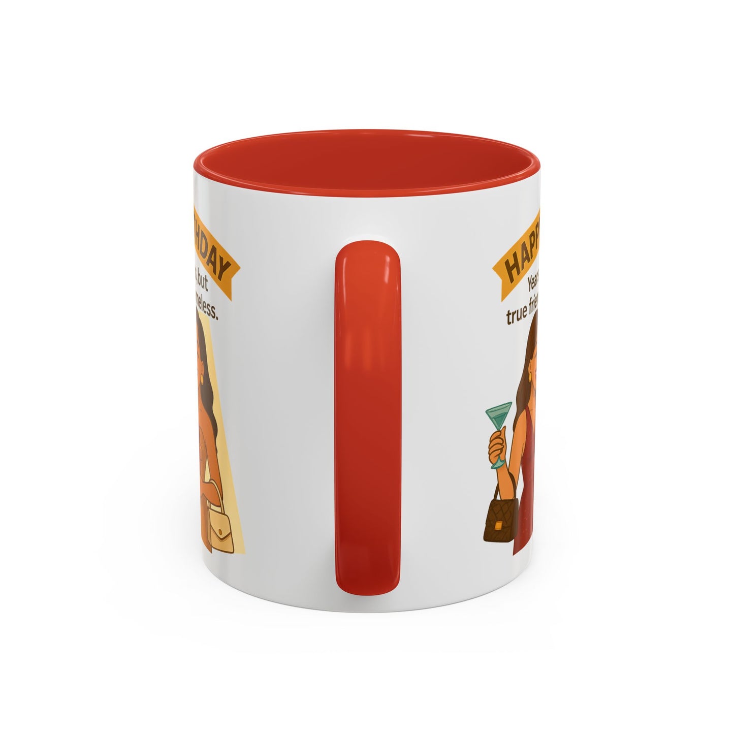Timeless Birthday Accent Coffee Mug - Perfect Gift for Celebrations
