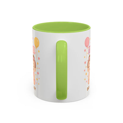 Twin Celebration Coffee Mug, Cute Twins Mug for Parents, Baby Shower Gift, Personalized Coffee Cup, Double the Joy Mug