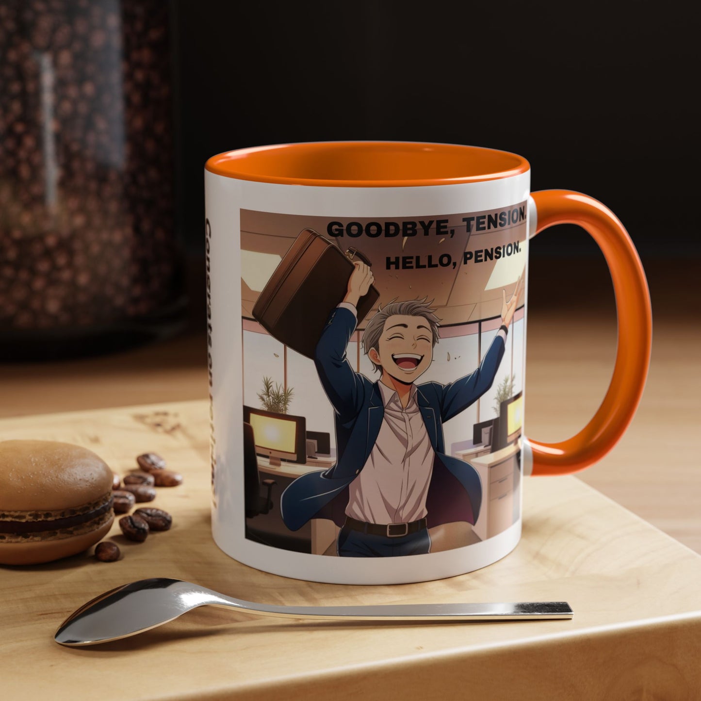 Retirement Celebration Coffee Mug - Goodbye Tension, Hello Pension!