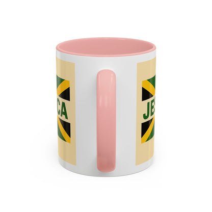 Jamaican Themed Coffee Mug - 'Jessica' with Carnival Queen Vibes
