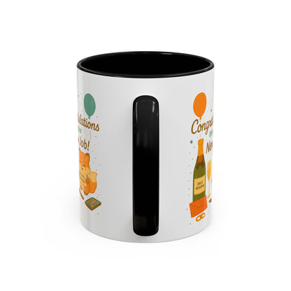 Congratulations New Job, Office Gift, Funny Coffee Cup