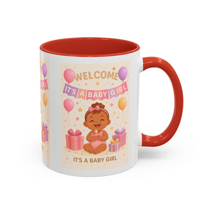 Welcome Baby Girl Coffee Mug – Celebrate with Style