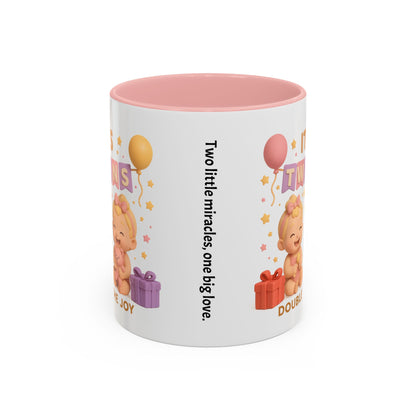 Twins girls - Celebration Coffee Mug - Double the Joy