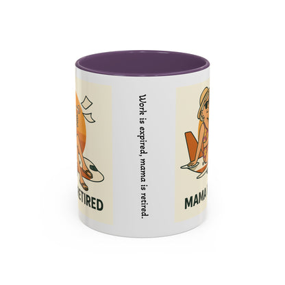 Retirement Celebration Coffee Mug - Mama is Retired