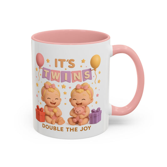 Twins girls - Celebration Coffee Mug - Double the Joy
