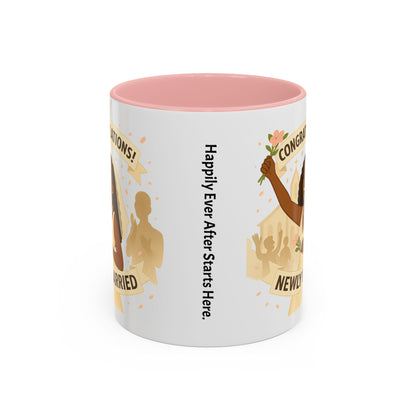 Newly Married Congratulations Coffee Mug - Celebrate Love & New Beginnings