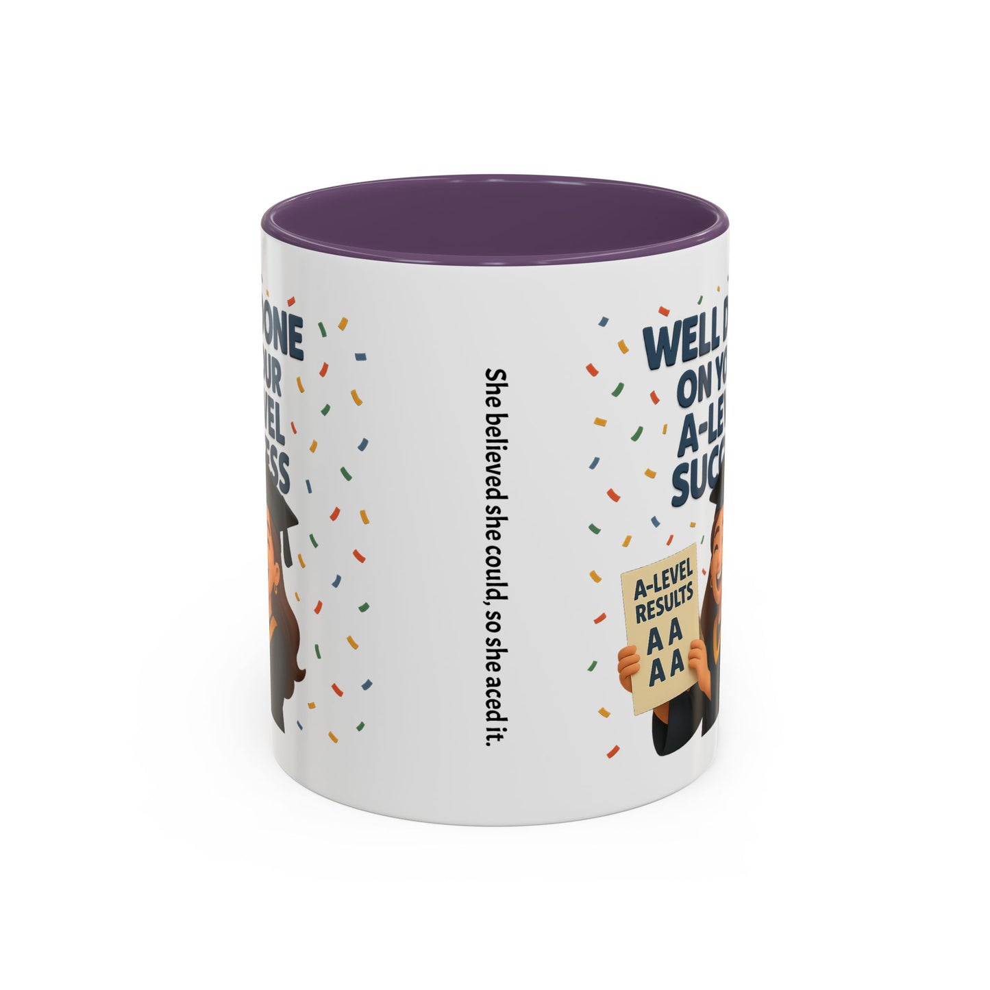 Celebratory Accent Coffee Mug - You Did It! Graduation Cheers