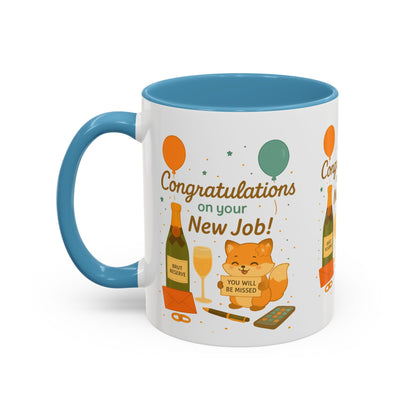 Congratulations New Job, Office Gift, Funny Coffee Cup