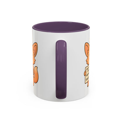 Cute Ms Mai Fox Inspirational Coffee Mug - Happiness is Found Within