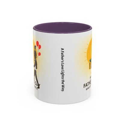 Father's Day Accent Coffee Mug - King of the Castle Design