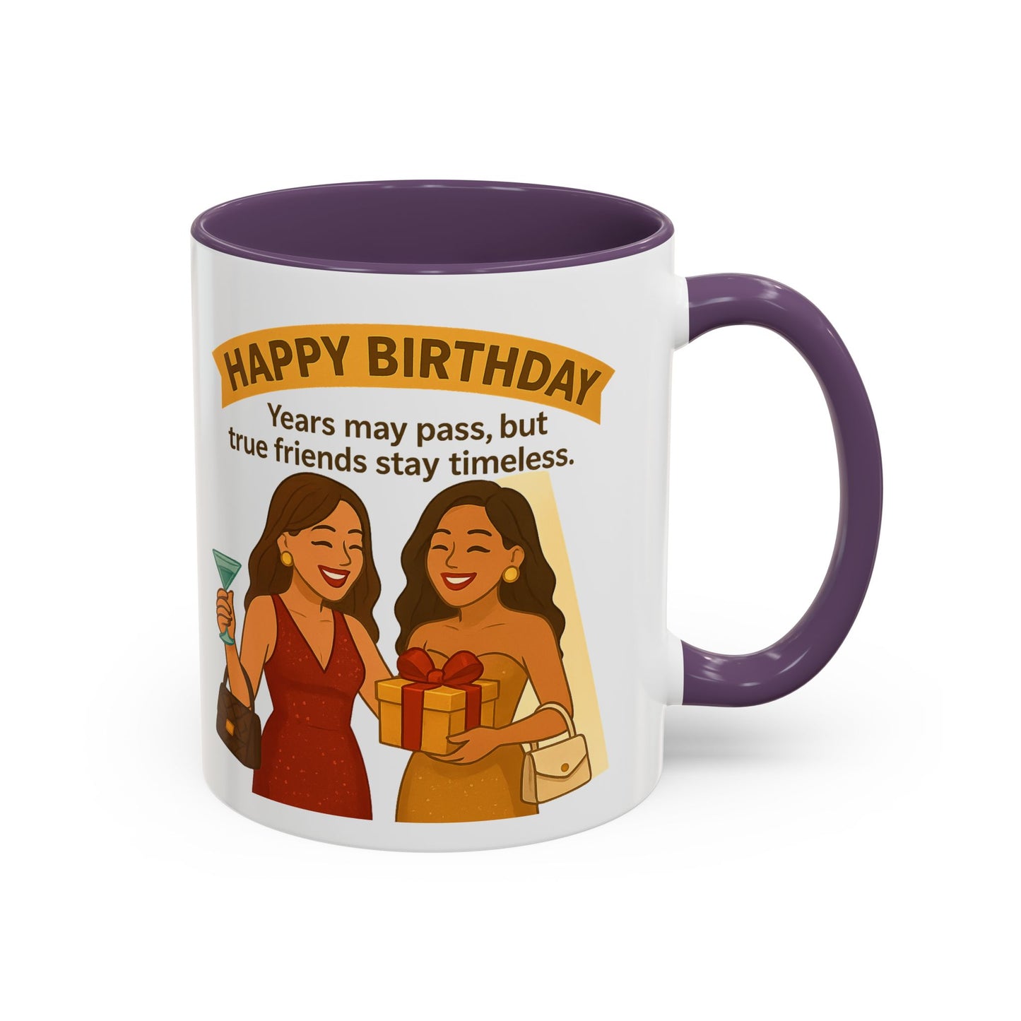 Timeless Birthday Accent Coffee Mug - Perfect Gift for Celebrations