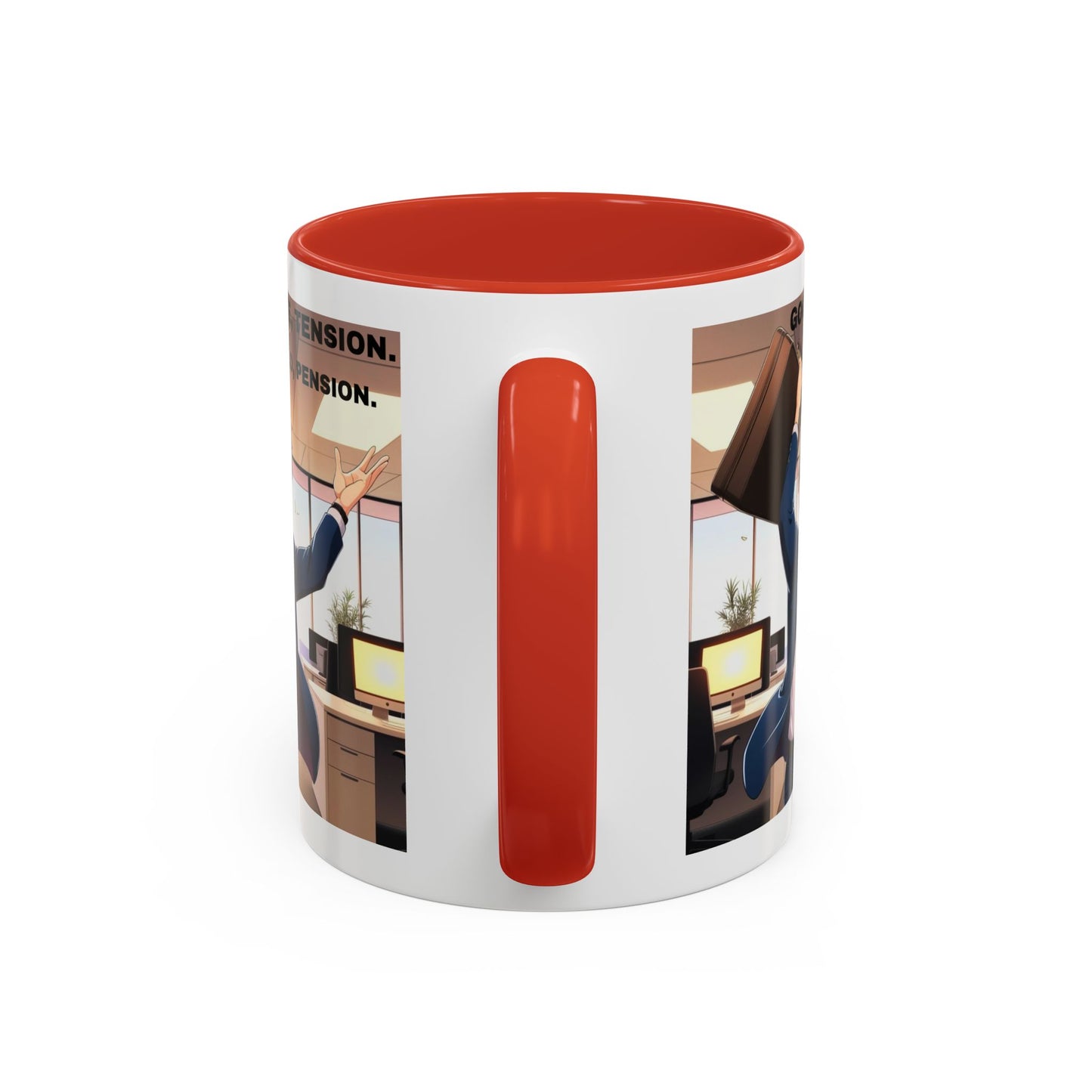 Retirement Celebration Coffee Mug - Goodbye Tension, Hello Pension!