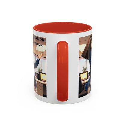 Retirement Celebration Coffee Mug - Goodbye Tension, Hello Pension!