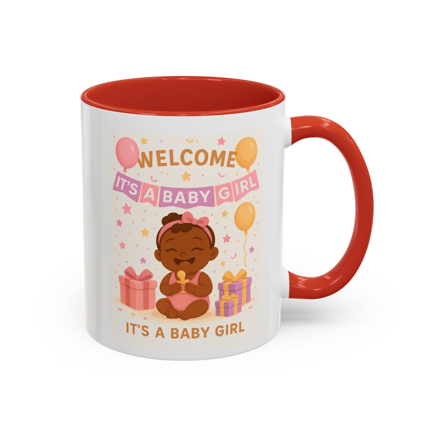 Welcome Baby Girl Coffee Mug | Cute Drinkware, Celebration Mug