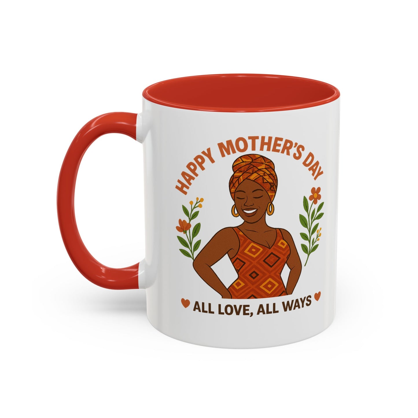 Happy Mother's Day Coffee Mug - Every Queen Deserves Her Day - Afro