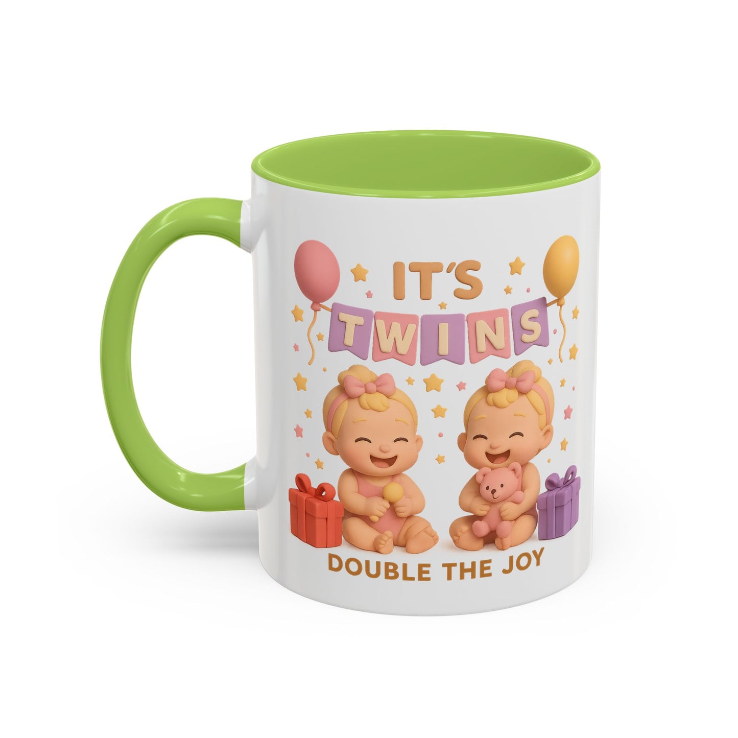 Twins girls - Celebration Coffee Mug - Double the Joy