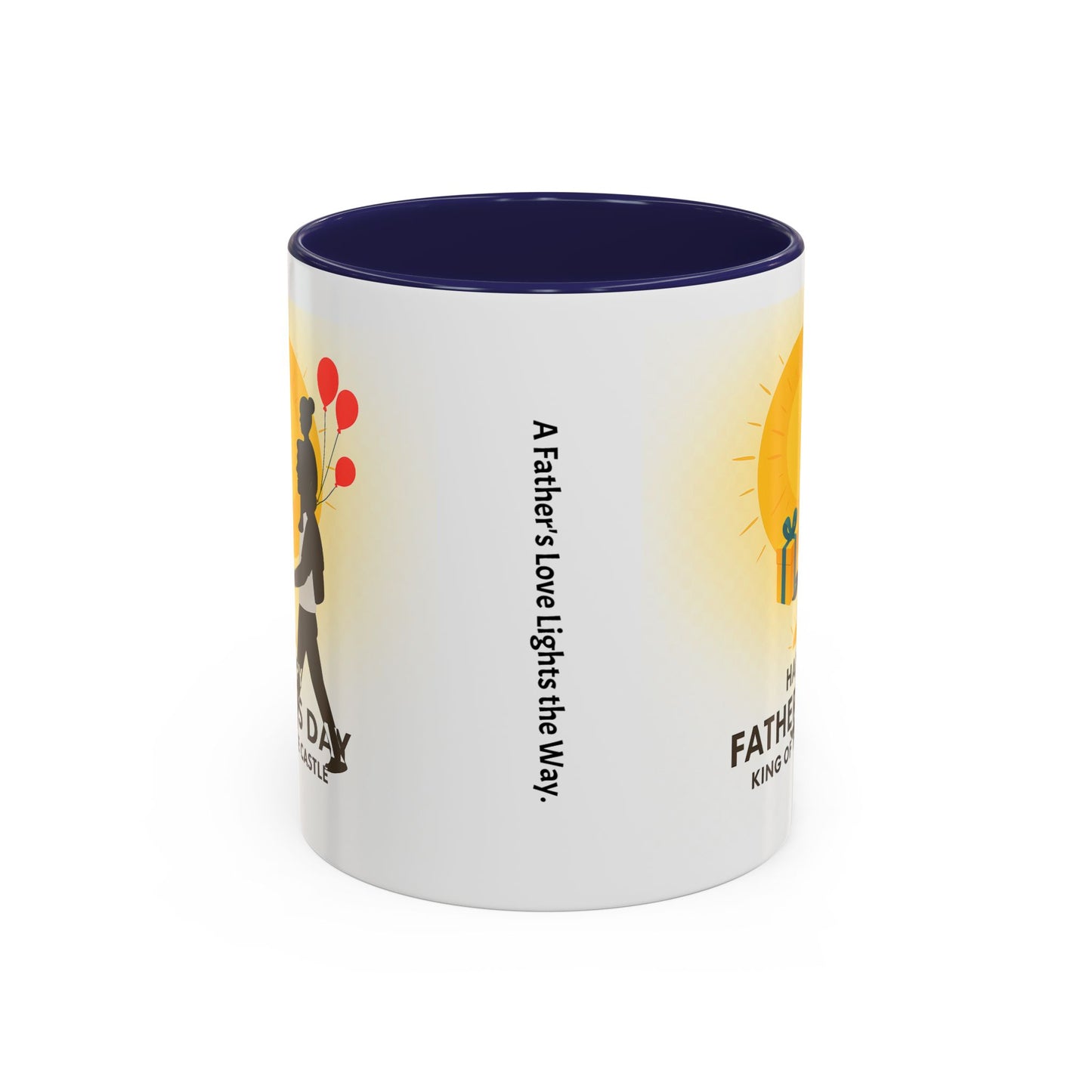Father's Day Accent Coffee Mug - King of the Castle Design