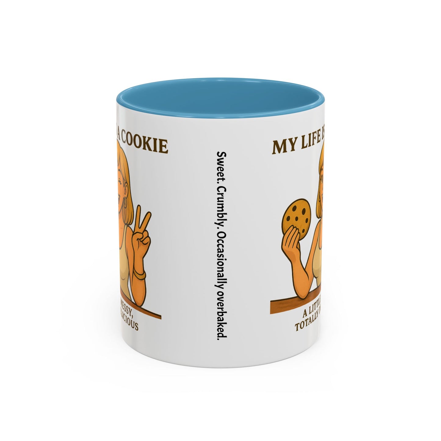 Funny Life is a Cookie Coffee Mug - Perfect for Treat Lovers