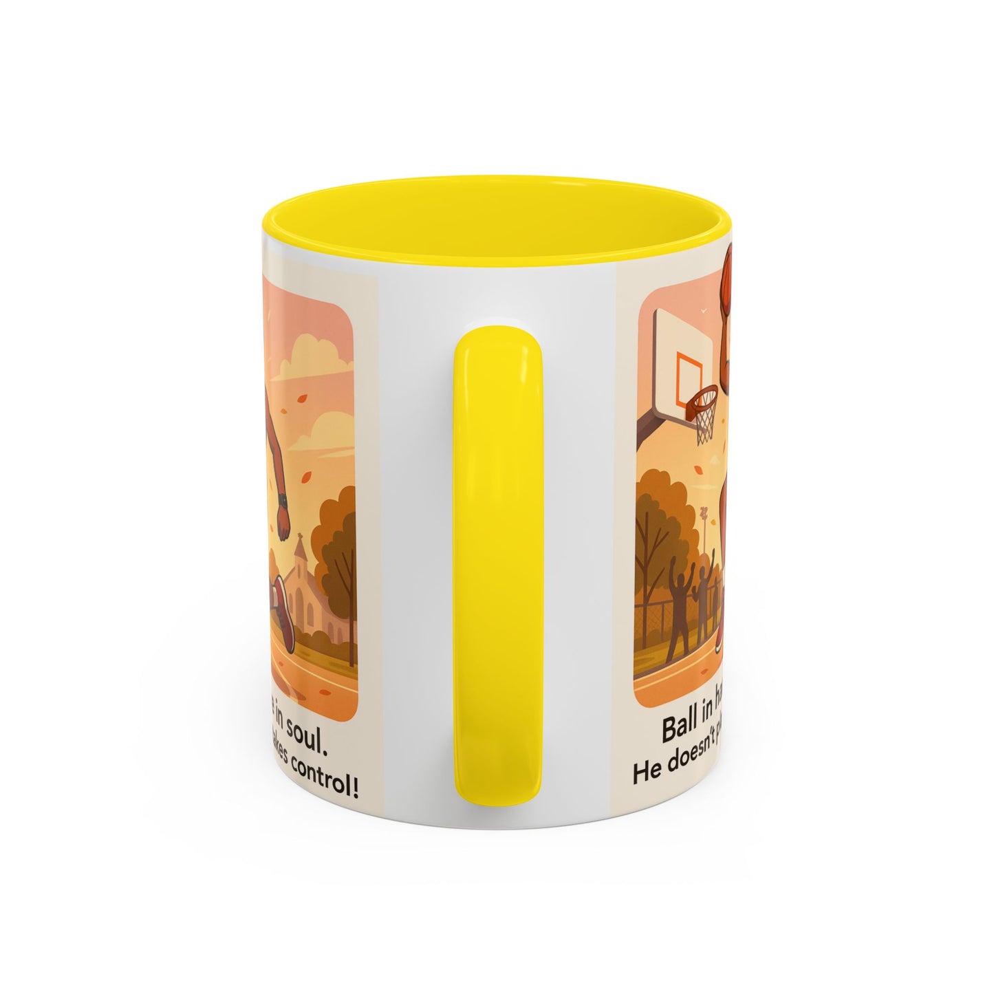 Basketball Motivational Coffee Mug for sport lovers - 11oz & 15oz with Inspirational Quote