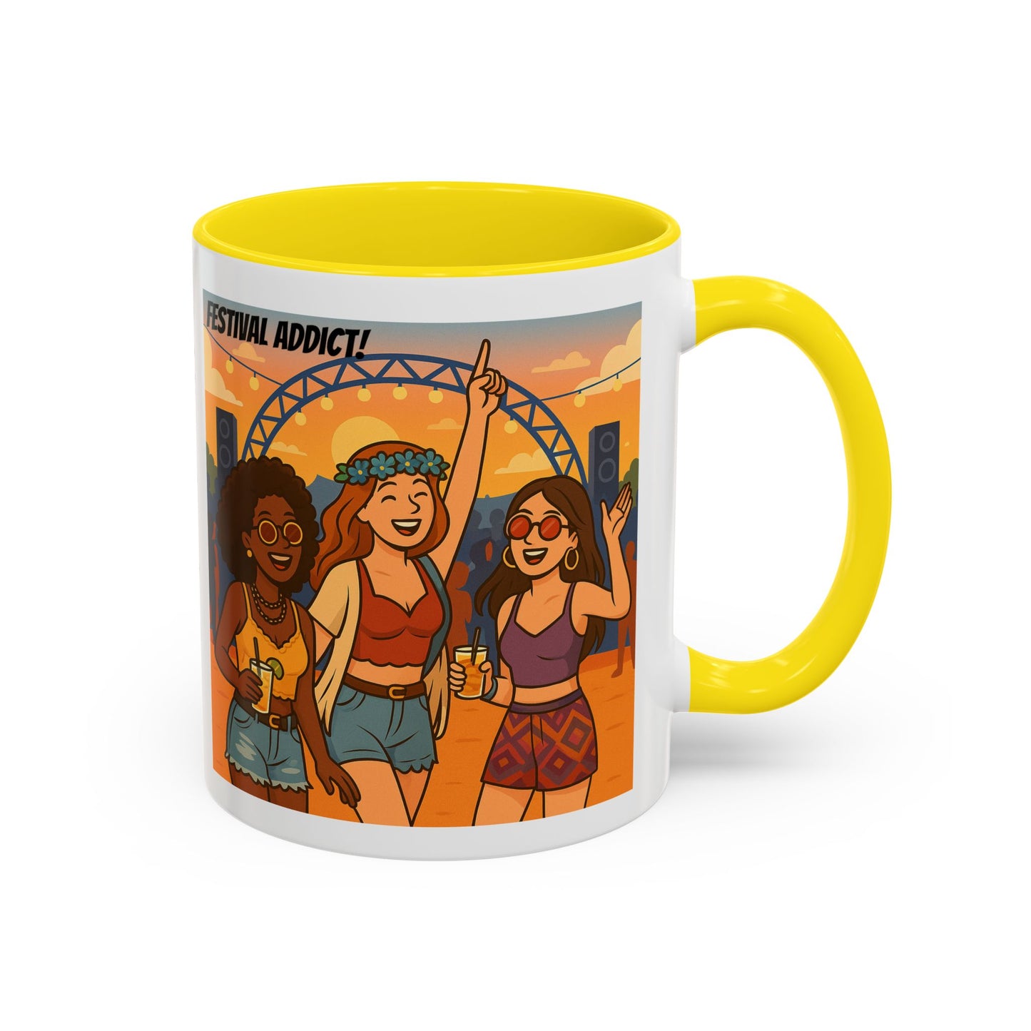 Festival Addict Coffee Mug - Celebrate the Beat in Style!
