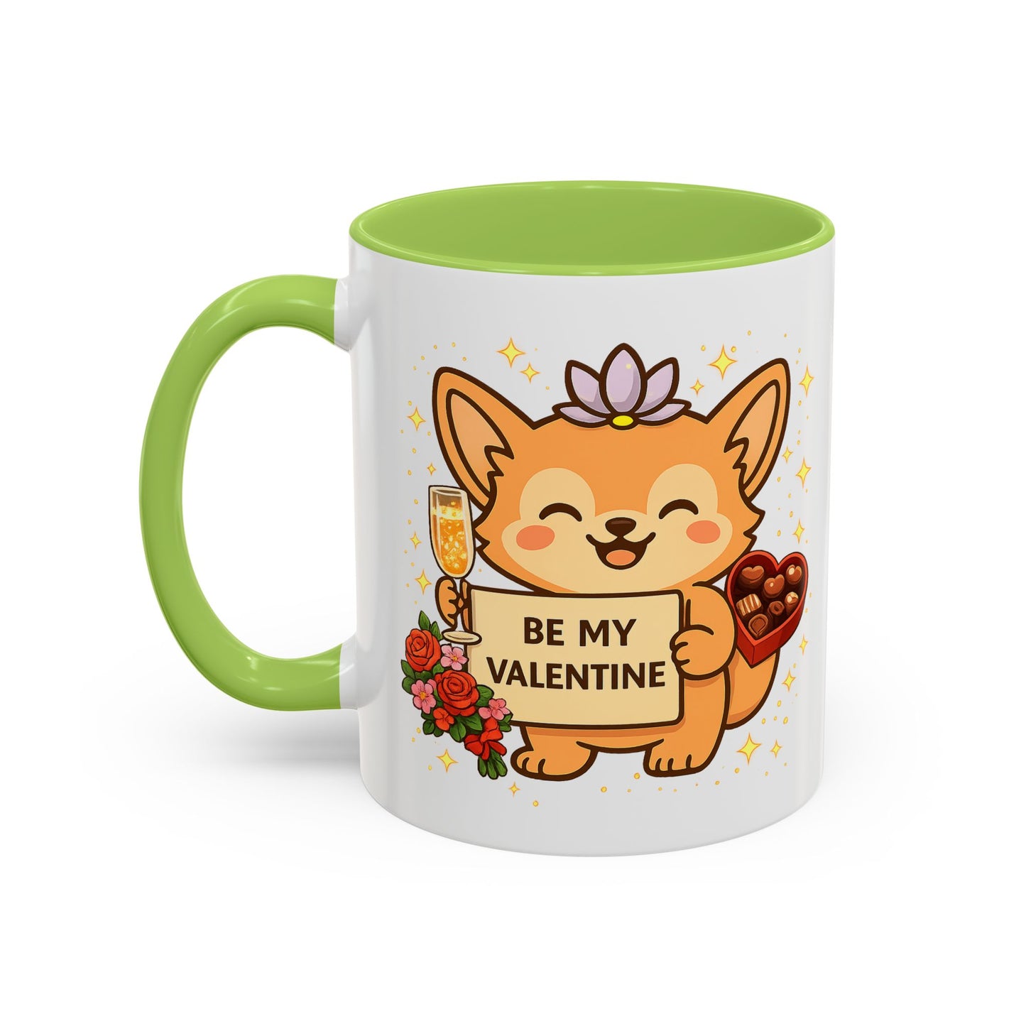 Valentine Coffee Mug  "Be My Valentine" Gift