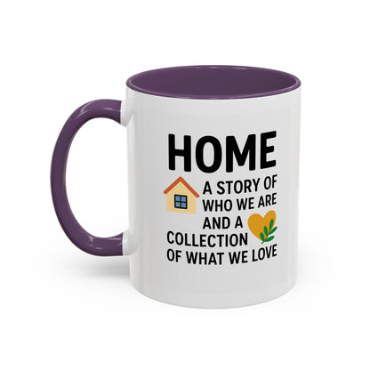 Home Story Accent Coffee Mug | 11 oz & 15 oz | Perfect Gift for New Homeowners