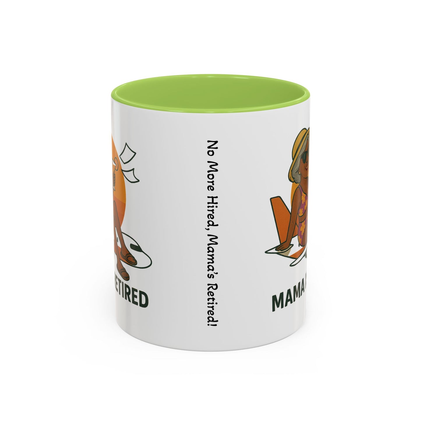 Charming Retired Mama Coffee Mug - Fun Gift for Retirement Celebration