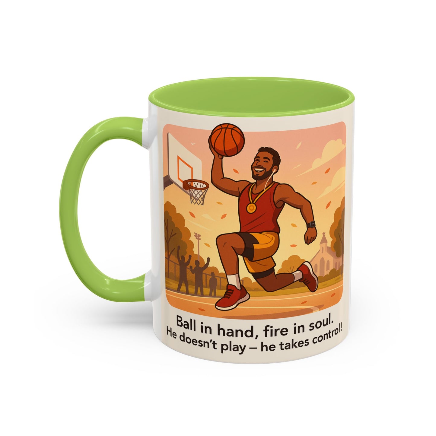 Basketball Motivational Coffee Mug for sport lovers - 11oz & 15oz with Inspirational Quote
