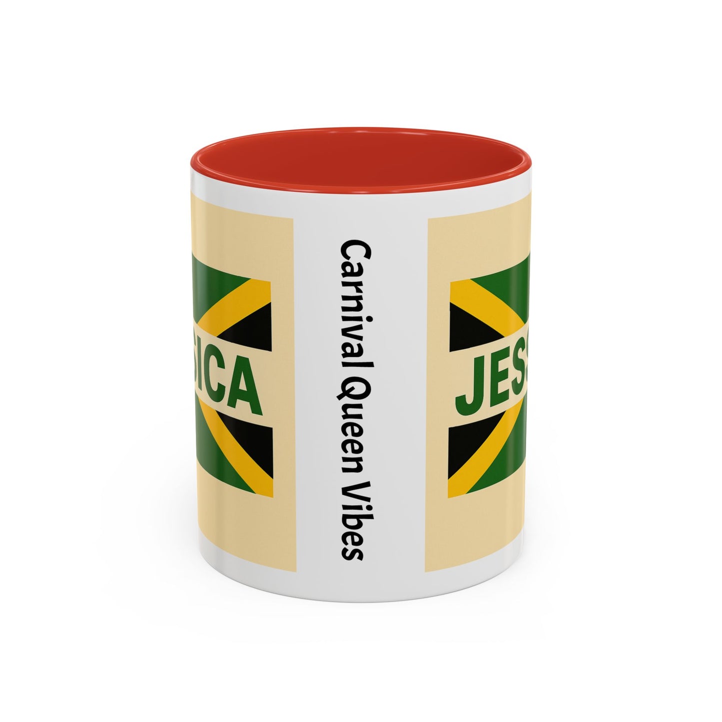 Jamaican Themed Coffee Mug - 'Jessica' with Carnival Queen Vibes