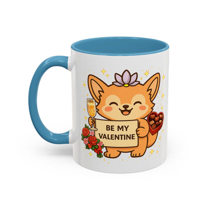 Valentine Coffee Mug  "Be My Valentine" Gift