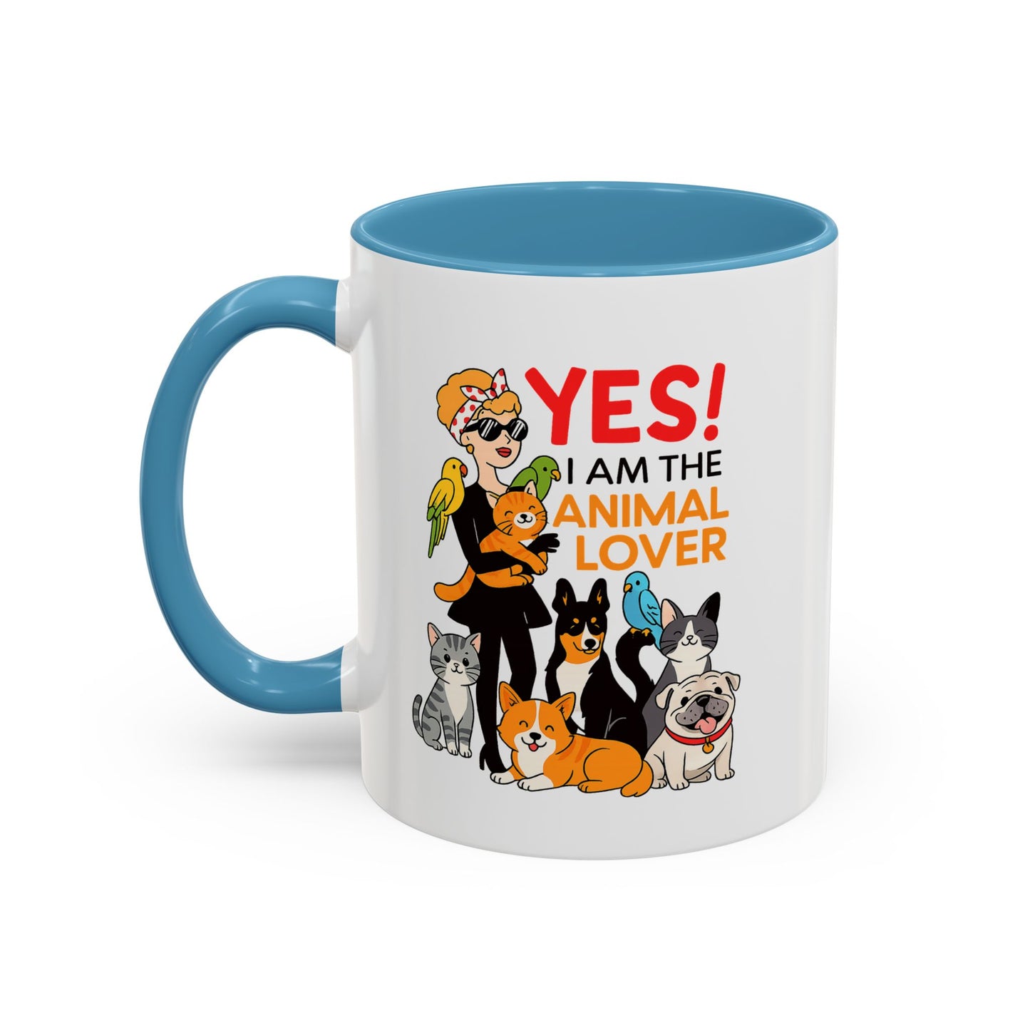 Animal Lover Coffee Mug - Perfect Gift for Pet Owners, Animal Enthusiasts, Dog Lovers, Cat Lovers