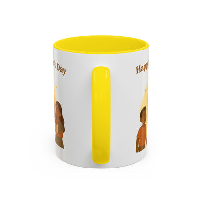 Happy Father's Day Coffee Mug - Celebrate Dad with Joyful Family Design