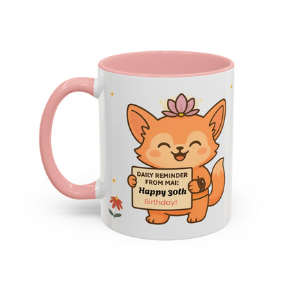 30th Birthday Coffee Mug - Gift for Milestones, Birthday Celebration