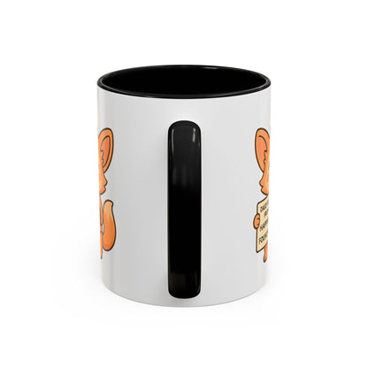 Cute Ms Mai Fox Inspirational Coffee Mug - Happiness is Found Within
