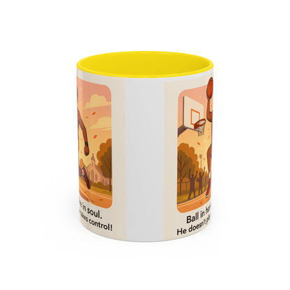 Basketball Motivational Coffee Mug for sport lovers - 11oz & 15oz with Inspirational Quote
