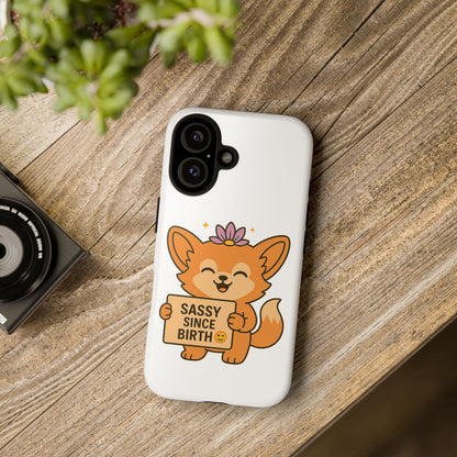 Cute Sassy Phone Case - Adorable Animal Design, Unique Gift for Pet Lovers, Fun Birthday Present, Stylish Phone Accessory, Playful