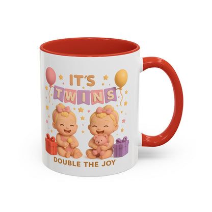 Twins girls - Celebration Coffee Mug - Double the Joy