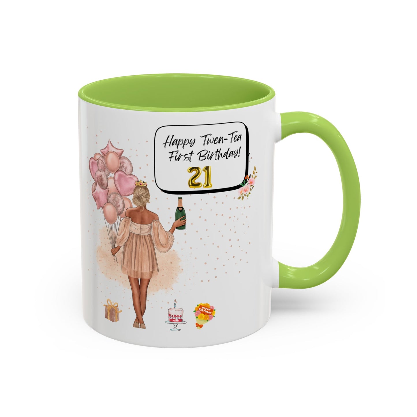 21st Birthday Celebration Coffee Mug, Funny Gift for Turning 21