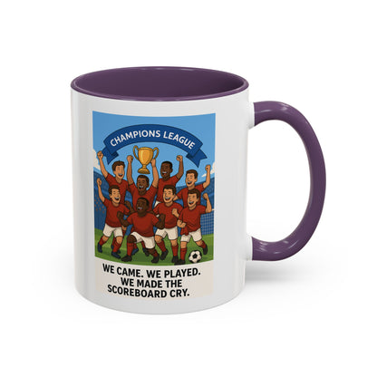 We came, We played, we conquered football Coffee Mug