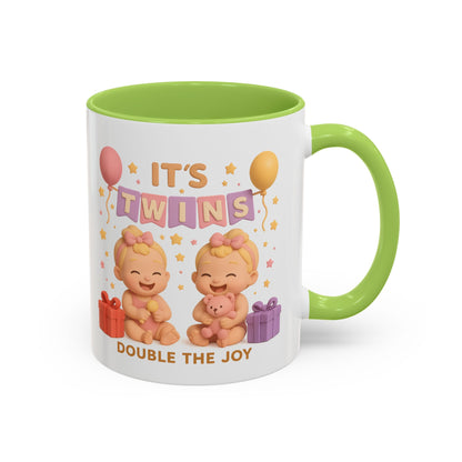 Twins girls - Celebration Coffee Mug - Double the Joy