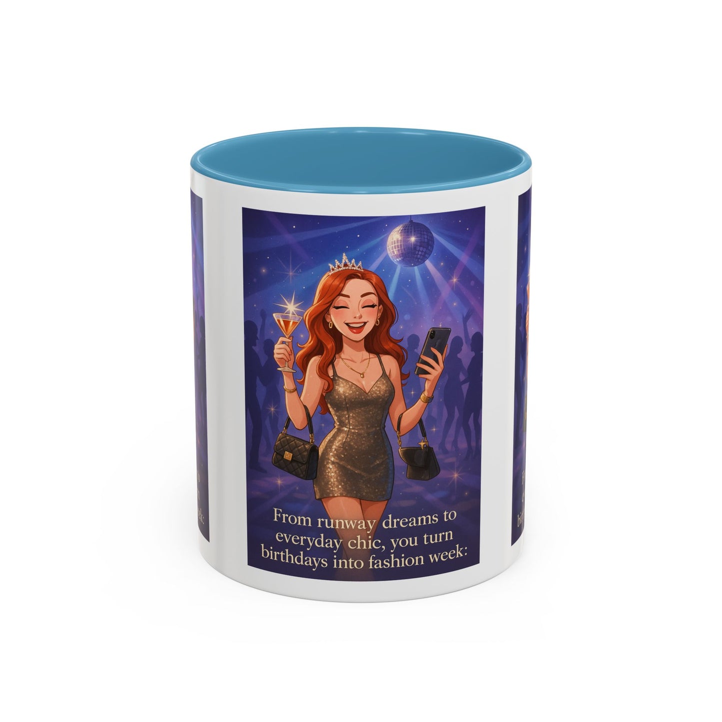 Chic Birthday Celebration Coffee Mug - Turn Birthdays into Fashion Week!