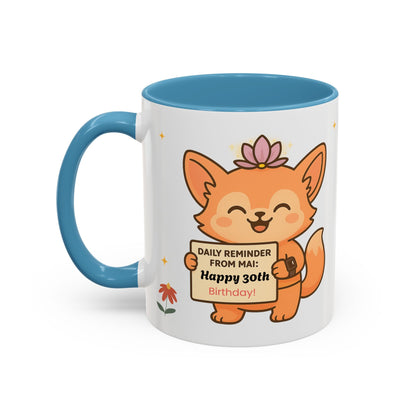 30th Birthday Coffee Mug - Gift for Milestones, Birthday Celebration